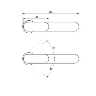 Ravak Chrome II bateria umywalkowa stojąca wysoka czarna X070459