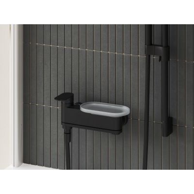 Ravak Chrome II bateria wannowo-prysznicowa ścienna czarna X070463