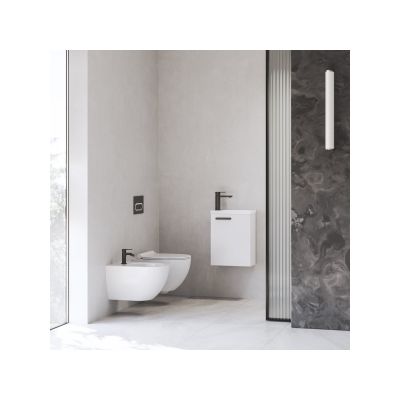 Ravak Chrome II bateria bidetowa stojąca czarna X070465