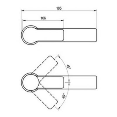 Ravak Solar bateria umywalkowa stojąca wysoka chrom X070483