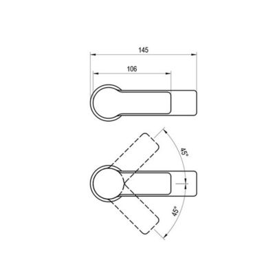 Ravak Solar bateria umywalkowa stojąca czarna X070488