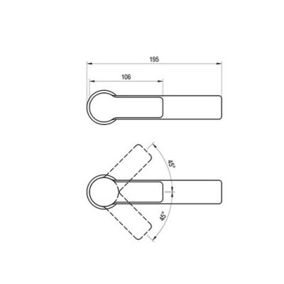 Ravak Solar bateria umywalkowa stojąca wysoka czarna X070489