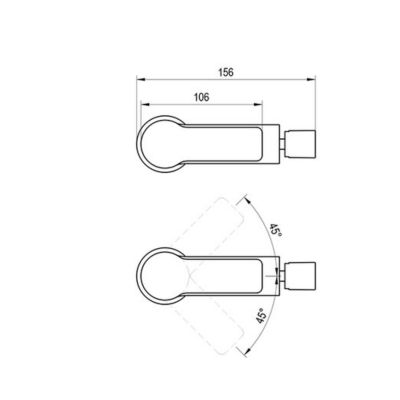 Ravak Solar bateria bidetowa stojąca czarna X070493