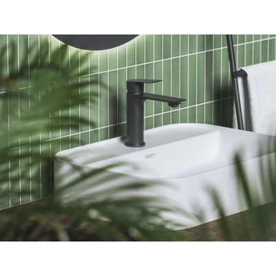 Ravak Plan bateria umywalkowa stojąca czarny mat X070512