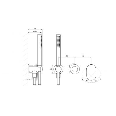 Ravak Spring bateria wannowo-prysznicowa podtynkowa chrom X070534
