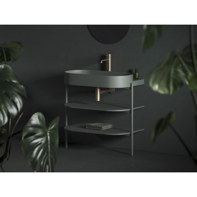 Ravak Espirit bateria umywalkowa stojąca złoty szczotkowany X070598