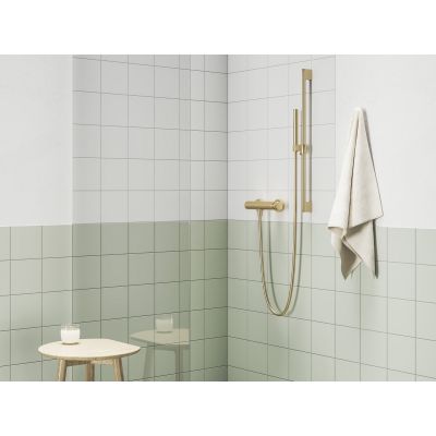 Ravak Espirit bateria prysznicowa ścienna złoto szczotkowane X070604