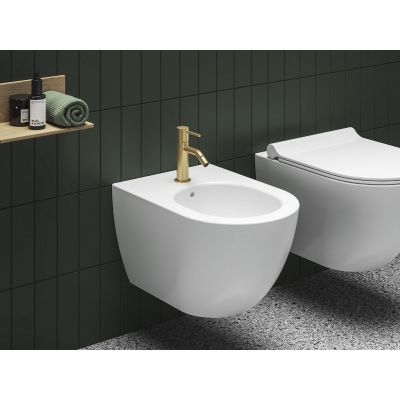 Ravak Espirit bateria bidetowa stojąca złoty szczotkowany X070605