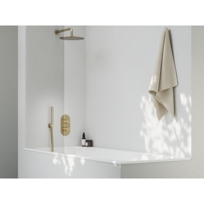 Ravak Espirit bateria wannowo-prysznicowa podtynkowa złoty szczotkowany X070607