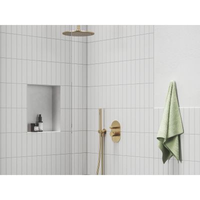 Ravak Espirit bateria wannowo-prysznicowa podtynkowa ES 061.60GLB złoto szczotkowane X070608