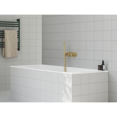 Ravak Espirit bateria wannowo-prysznicowa podtynkowa złoty szczotkowany X070611