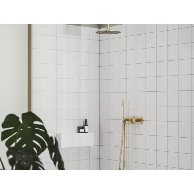 Ravak Espirit bateria wannowo-prysznicowa podtynkowa złoty szczotkowany X070611