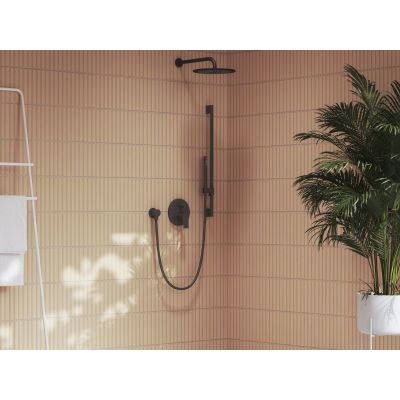 Ravak Plan bateria wannowo-prysznicowa podtynkowa czarny mat X070619