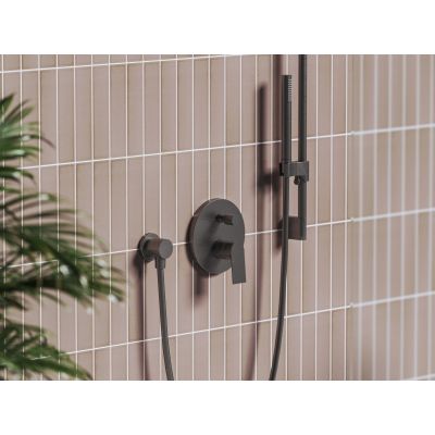 Ravak Plan bateria wannowo-prysznicowa podtynkowa grafit szczotkowany X070656