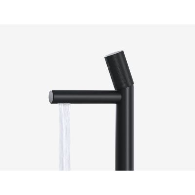Ravak Revers bateria umywalkowa stojąca RV 012.20BLM Grid czarny mat X070680