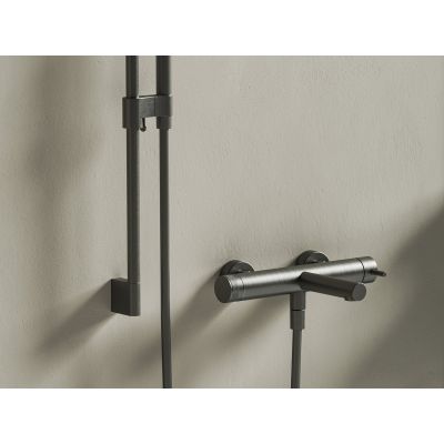 Ravak Nox bateria wannowo-prysznicowa ścienna grafitowa X070697