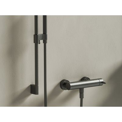 Ravak Nox bateria prysznicowa ścienna grafitowa X070698