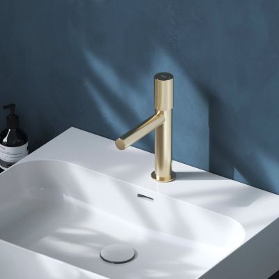 Ravak Revers bateria umywalkowa stojąca RV 012.60CH Grid szampańskie złoto X070699