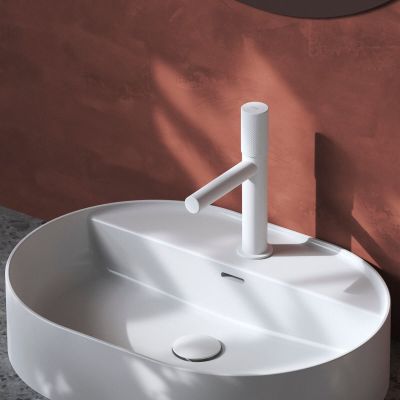 Ravak Revers bateria umywalkowa stojąca RV 012.10WHM Grid biały mat  X070711