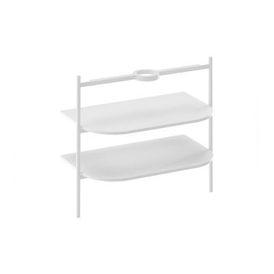 Ravak Yard szafka podumywalkowa 86,8x49,5x76,5 cm stojąca otwarta z półkami CS YARD 800 biały mat D80000E006