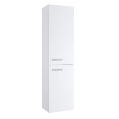 Ravak Chrome szafka 39x29x150 cm boczna wisząca SB 390 wysoki słupek prawy biały/biały, uchwyt chrom X000000543