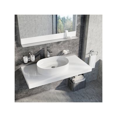 Ravak blat podumywalkowy 80 cm I prosty biały X000000839