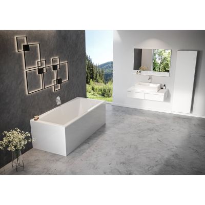 Ravak Formy szafka 120x55x22 cm podumywalkowa wisząca biała X000001031