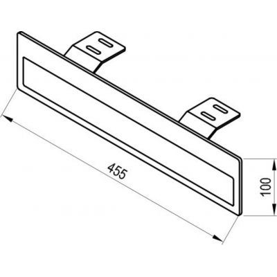 Ravak Comfort reling do blatu biały X000001384