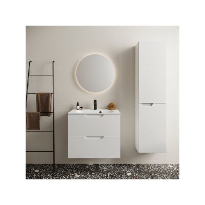 Ravak SD Classic II szafka 80 cm podumywalkowa wisząca biały połysk X000001480