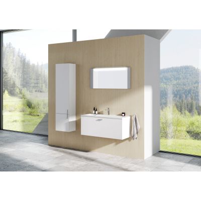 Ravak Clear II szafka 40 cm słupek łazienkowy wiszący lewy biały X000001649