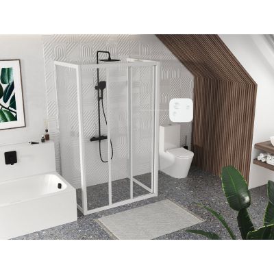 Ravak Supernova ASDP3-100 drzwi prysznicowe 100 cm biały/pearl 00VA01R211