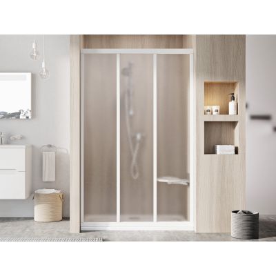 Ravak Supernova ASDP3-110 drzwi prysznicowe 110 cm biały/szkło grape 00VD01R2ZG