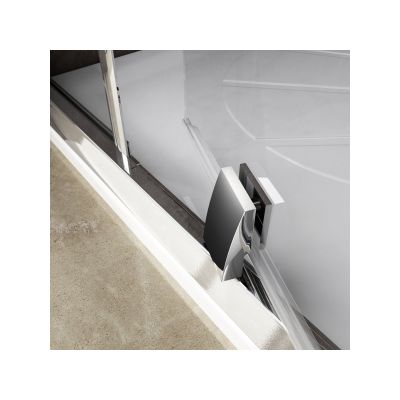 Ravak Pivot PDOP1-80 drzwi prysznicowe 80 cm polerowane aluminium/szkło przezroczyste 03G40C00Z1