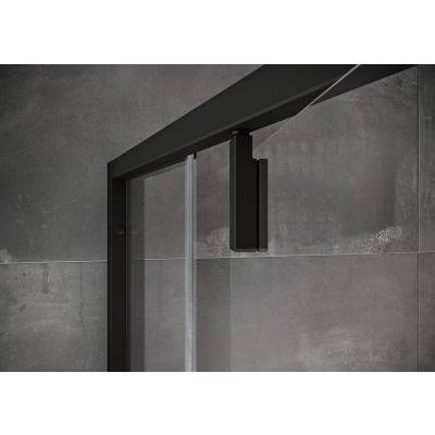 Ravak Nexty drzwi prysznicowe 80 cm czarne/szkło przezroczyste 03O40300Z1