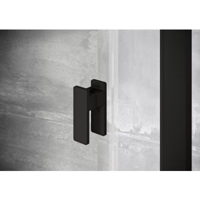 Ravak Nexty drzwi prysznicowe 90 cm czarne/szkło przezroczyste 03O70300Z1