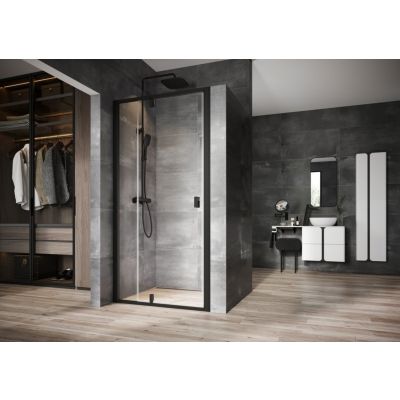 Ravak Nexty drzwi prysznicowe 100 cm czarny mat/szkło przezroczyste 03OA0300Z1