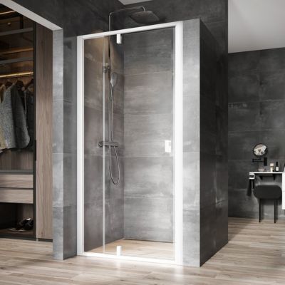 Ravak Nexty drzwi prysznicowe 110 cm biały/szkło przezroczyste 03OD0101Z1
