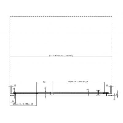 Ravak Nexty drzwi prysznicowe NDOP2 120 cm biały mat/szkło przezroczyste 03OG0E01Z1