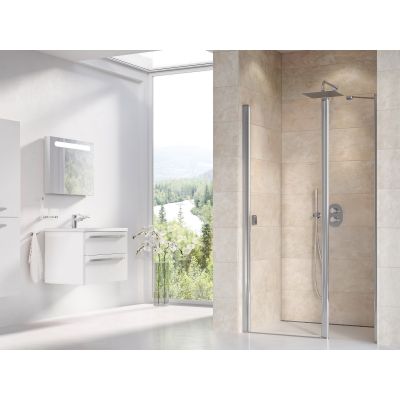 Ravak Chrome CSD2-110 drzwi prysznicowe 110 cm wnękowe polerowane aluminium/szkło przezroczyste 0QVDCC00Z1