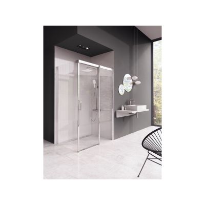 Ravak Matrix MSDPS-100/80 R kabina prysznicowa 100x80 cm prostokątna prawa polerowane aluminium/szkło przezroczyste 0WPA4C00Z1