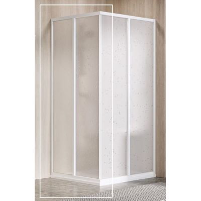 Ravak Supernova SRV2-75 S drzwi prysznicowe 75 cm przesuwne częściowe 1/2 biały/pearl 14V301O211