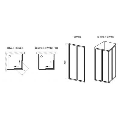 Ravak Supernova kabina prysznicowa 80x80 cm kwadratowa biały połysk/szkło przezroczyste 14V401O2Z1S