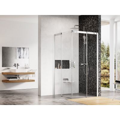 Ravak Matrix MSRV4-80/80 kabina prysznicowa 80x80 cm kwadratowa polerowane aluminium/szkło przezroczyste 1WV44C00Z1