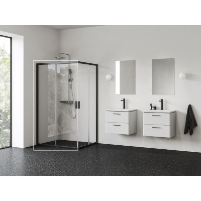 Ravak Blix II kabina prysznicowa NBLRV2K 90 cm czarna/szkło przezroczyste 1XM70300Z1