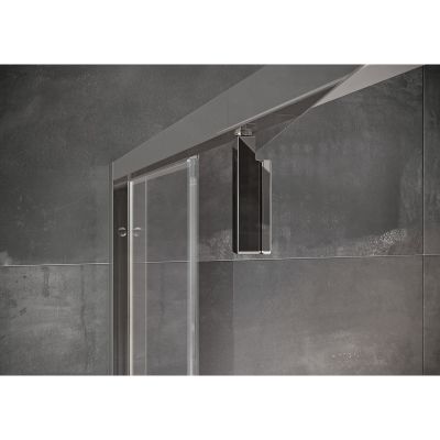 Ravak Nexty kabina prysznicowa 100x100 cm półokrągła biały mat/szkło przezroczyste 3O6AAE01Z1