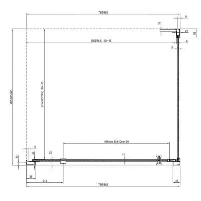 Ravak Nexty ścianka prysznicowa 90 cm biały mat/szkło przezroczyste 94O70E00Z1
