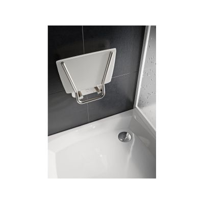 Ravak Ovo B II siedzisko prysznicowe nierdzewne opal B8F0000052