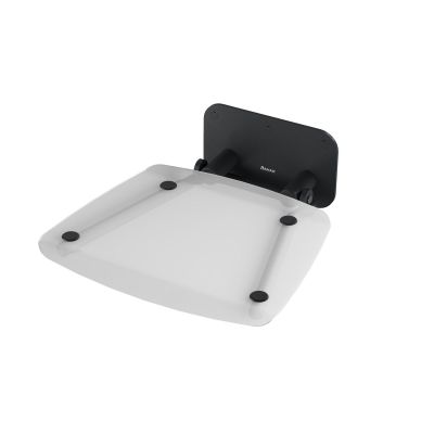 Ravak Ovo B II siedzisko prysznicowe czarne/clear B8F0000059