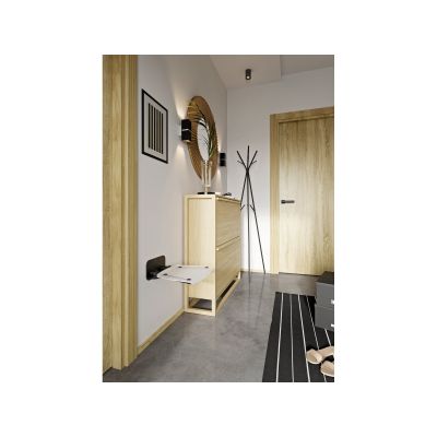 Ravak Ovo B II siedzisko prysznicowe czarny opal B8F0000060