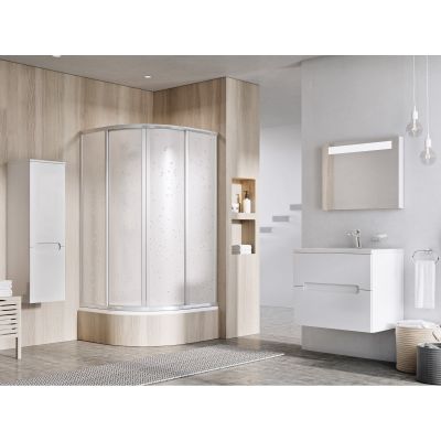 Ravak Sabina brodzik półokrągły 90x90 cm biały GPX11001